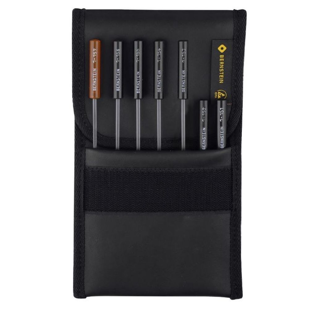 Bernstein 1-150. Набор регулировочных отверток ABGLEICHSET в футляре (7 предметов)