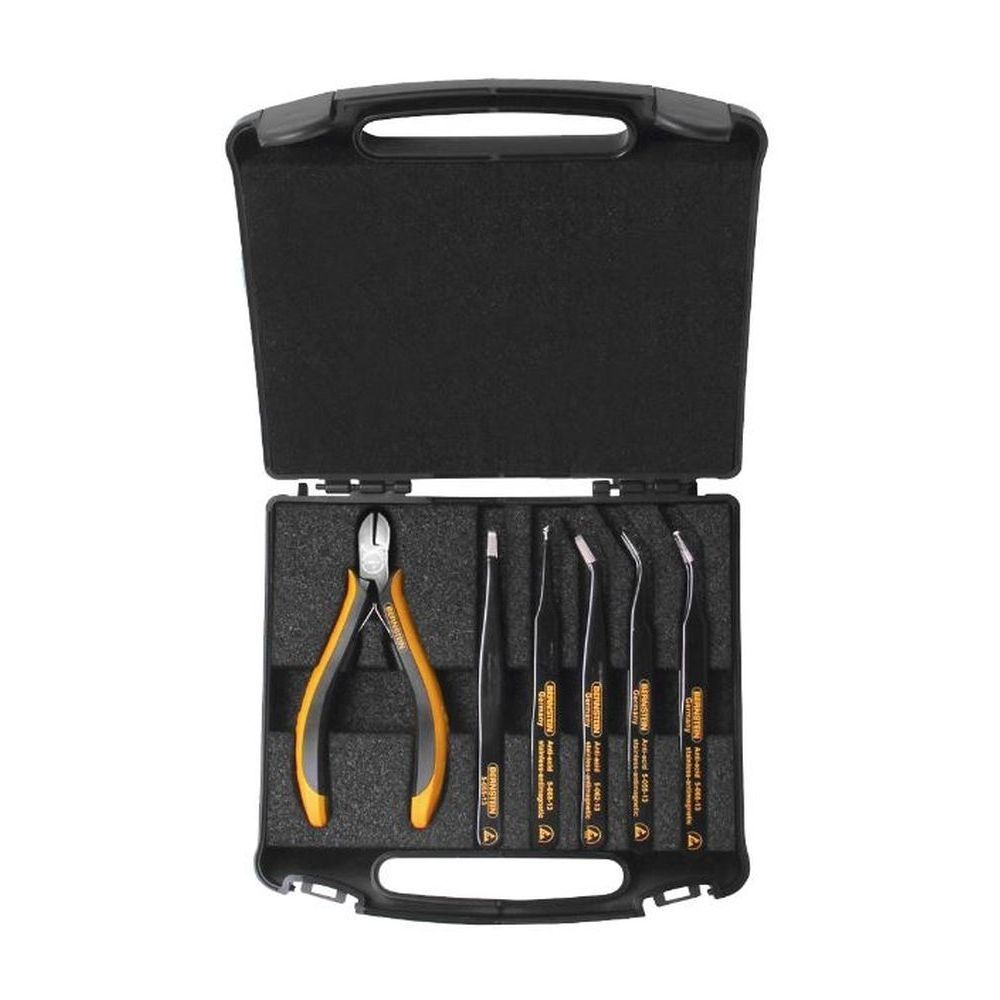Bernstein 2212. Кейс с прецизионными инструментами PRECISE C для SMD-техники (6 инструментов)