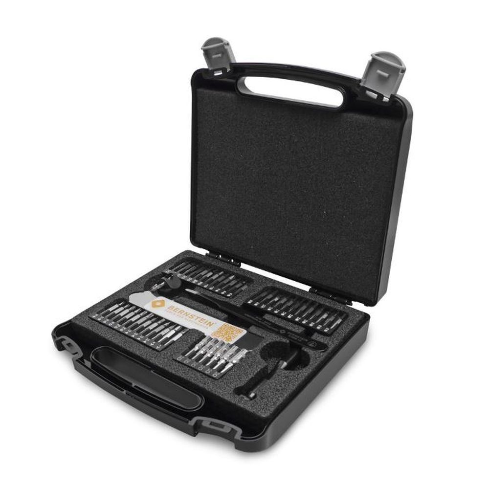 Bernstein 4-910. Набор из 47 прецизионных инструментов в пластиковом чемодане