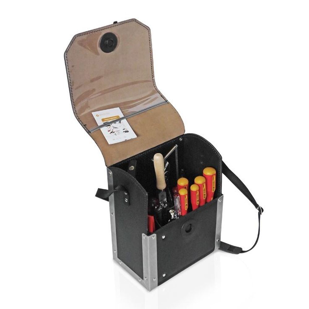 Bernstein 5750. Кожаная сумка на плечо с набором инструментов (37 предметов)