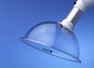 Alsident 1-5028-5. Раструб дымоприемника, колпак 50-280мм, белый