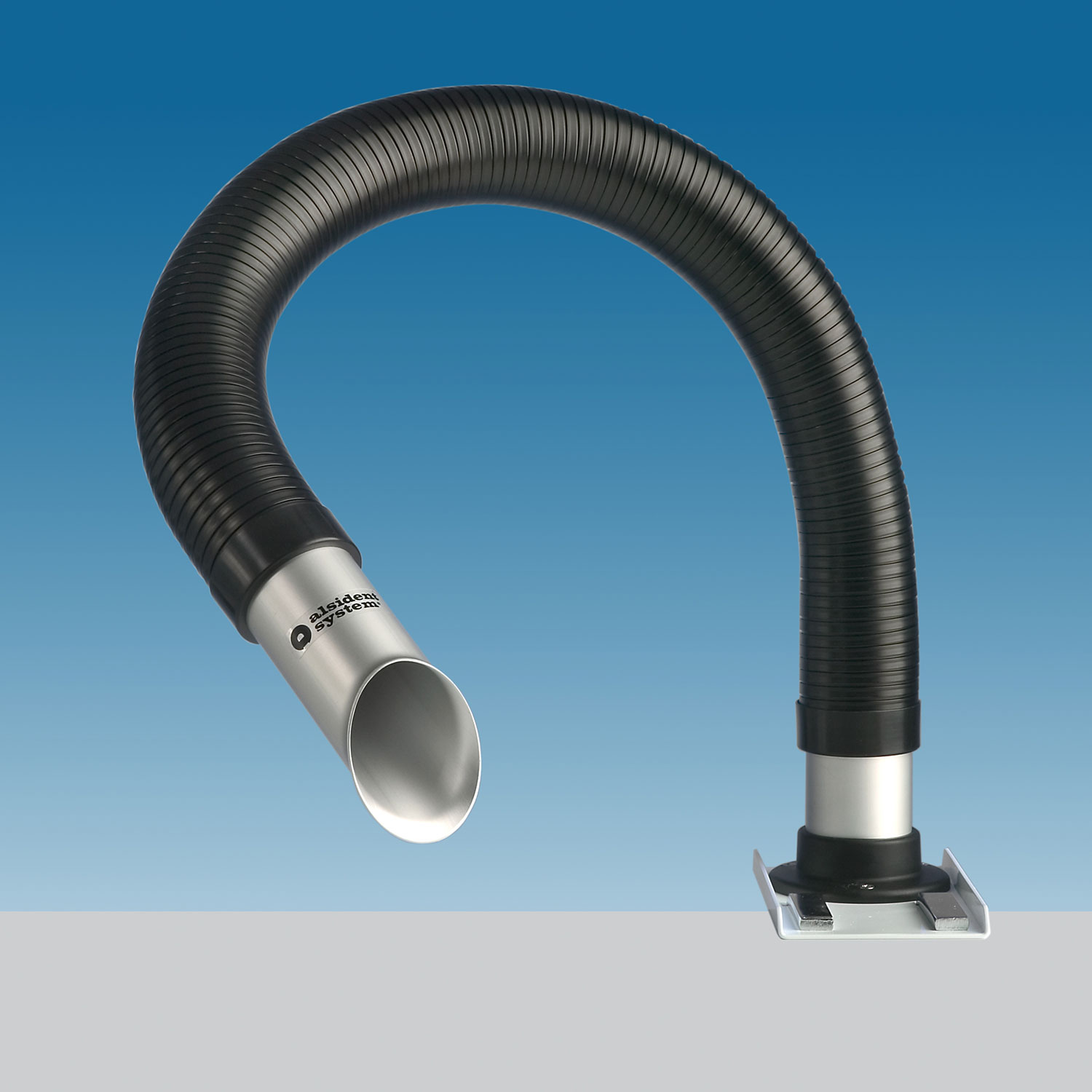Alsident 50-1-23-6. Дымоприемник Alsident 50мм гибкий, антистатический, с металлическим раструбом-трубкой
