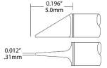METCAL UFT-7PW3150S. Картриджи-наконечники для CV-UFT, нож, 0.31х5.0мм (комплект)