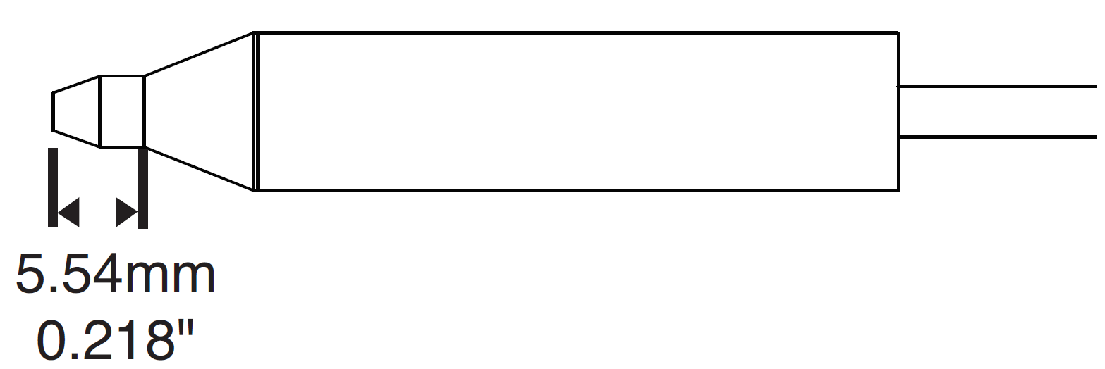 METCAL DCP-CN4. Наконечник для MFR-H5 1.05х2.30мм