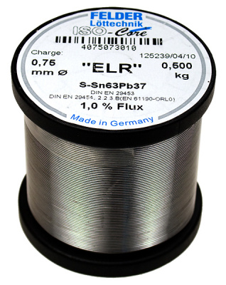 Припой Felder Sn60Pb40 RA05:2,5% 1,0мм 250г