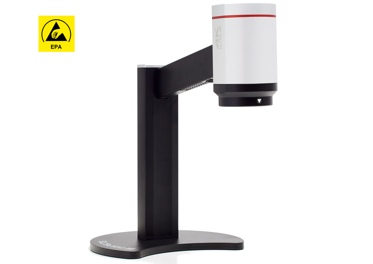 INSPECTIS HD-017-E. Видеомикроскоп INSPECTIS U10-E (2160p 4K UHD,зум 10x,РД 230мм,HDMI,штатив с подсветкой,ESD)