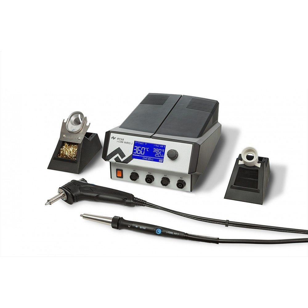 Паяльная станция Ersa i-CON VARIO 2 с инструментами i-TOOL AIR S и X-TOOL VARIO (0ICV2000AXV)