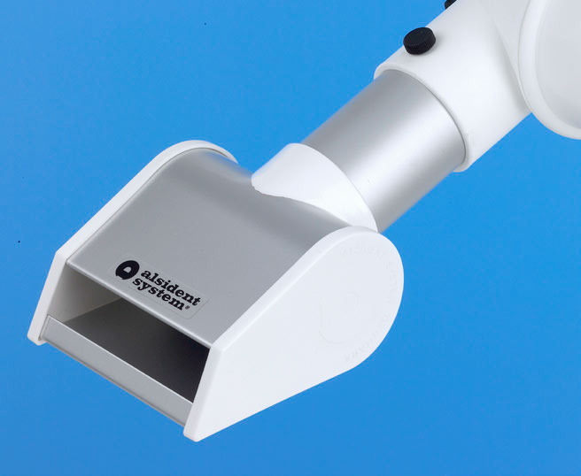 Alsident 1-5010-5. Раструб дымоприемника щелевой 50-100мм белый