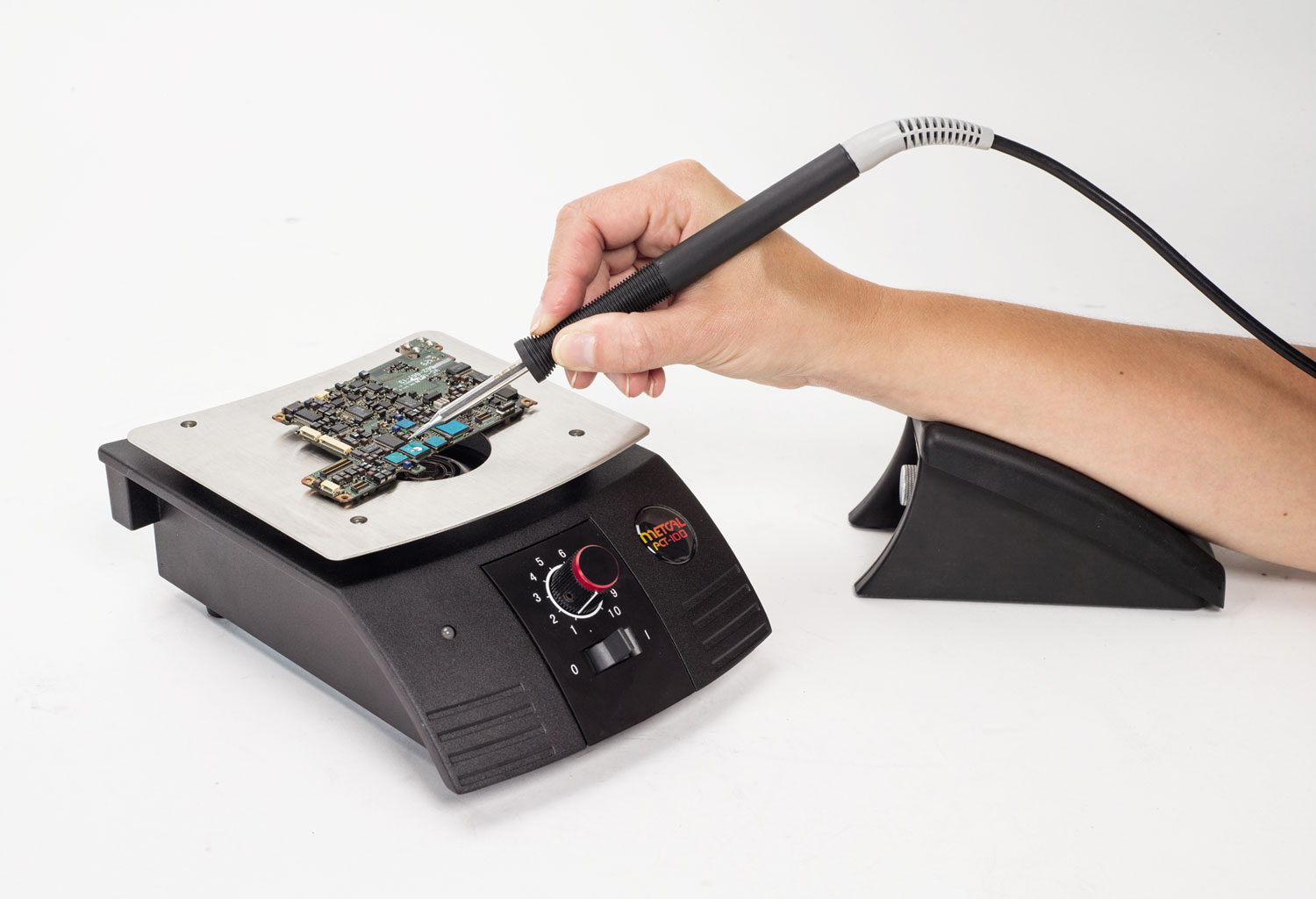 METCAL PCT-101-21. Конвекционный подогреватель плат PCT-100 с подлокотником