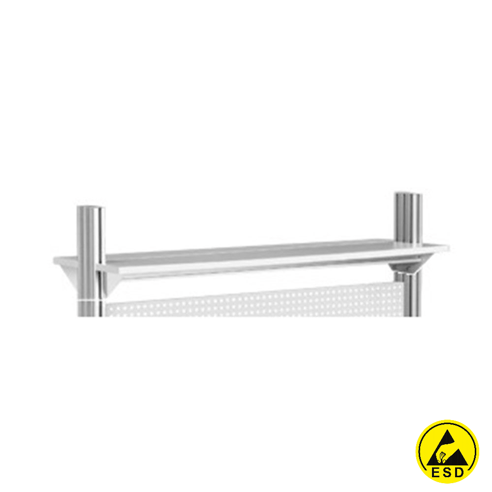 Дополнительная двойная антистатическая полка для оборудования (для островных столов серии АЛЬЯНС) АЛ-О-ПО-12/1-4 ESD