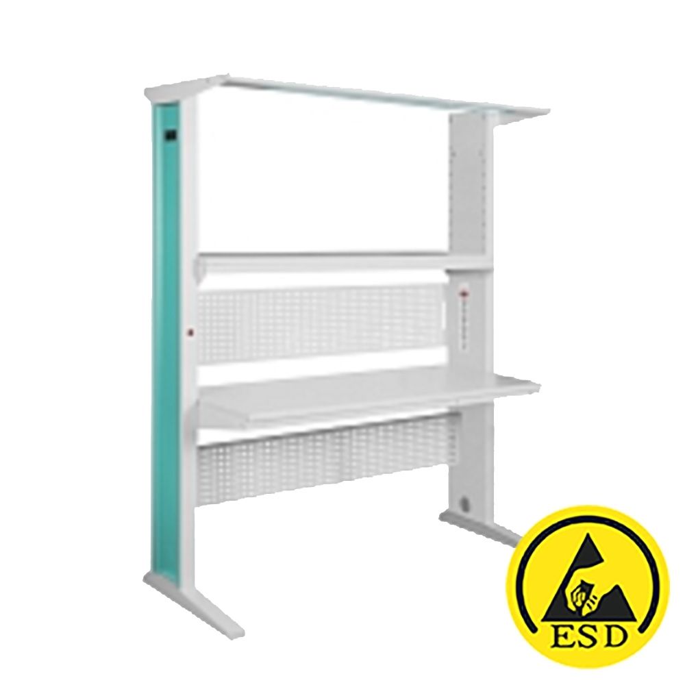 Антистатический стол рабочий ГМ Гамма ESD, 1200x700 мм, правый энергоболок