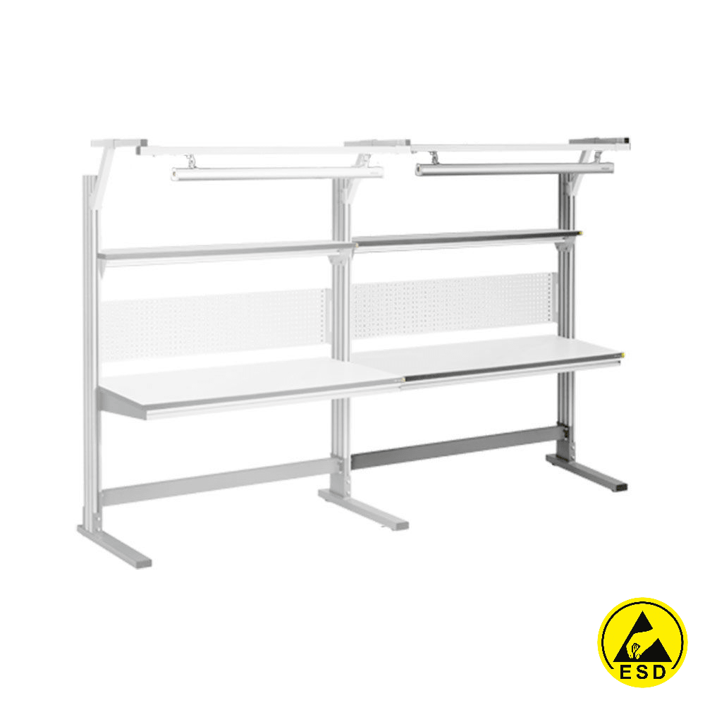 Комплект АЛЬЯНС антистатический островной дополнительный со светодиодным светильником АЛ-О/Д-С2-18-7 ESD