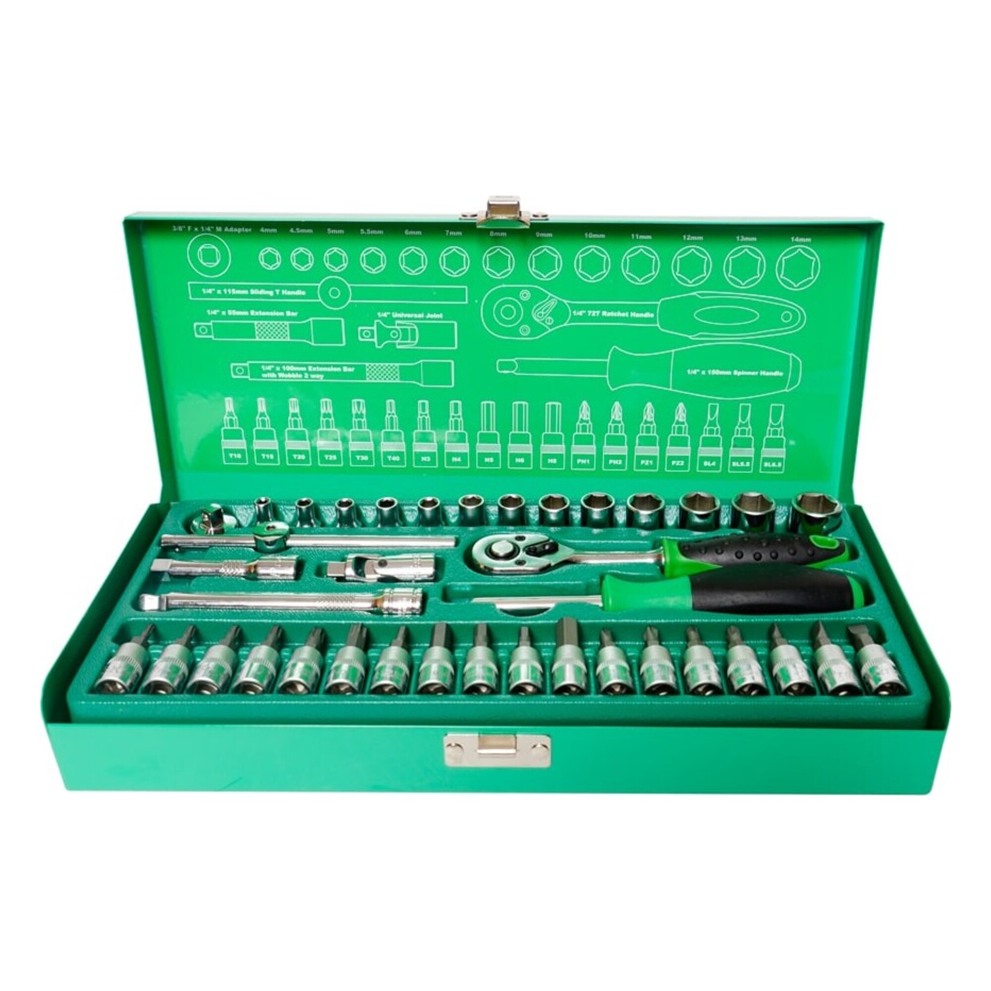 Набор торцевых ключей для авто Pro'sKit HW-23801M