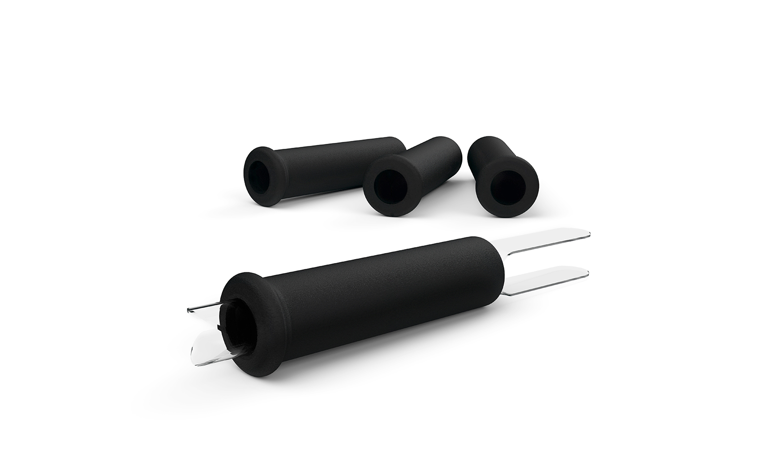 Сменные накладки на рукоятки T245/T245G/T245P, чёрные, 4 шт - JBC 0021530