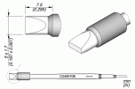 Жало паяльное C245 клиновидное прямое для T245 - JBC C245-070E