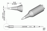 Жало паяльное клиновидное 0,8×0,4 мм для T245 - JBC C245-159E