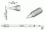 Картридж-наконечник клиновидный 1 × 0,5 мм для T245 - JBC C245-170