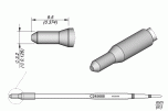 Жало термозащитное для пластика Ø 3,2 мм для T245 - JBC C245-688