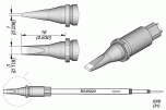 Жало паяльное R245 клиновидное 3x1 мм для автоматической пайки - JBC R245-020
