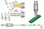 Жало паяльное Twintip для пайки перетягиванием, внутр. 1 мм - JBC R245-027