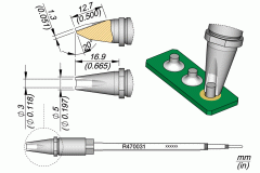 Жало паяльное R470 Pin Connector круглое Ø 3 мм - JBC R470-031
