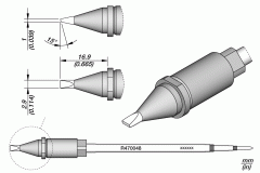 Картридж-наконечник Chisel 2.9×1 S1 для TR470 — JBC R470-048