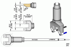 Картридж-наконечник Split Blade 20.2 мм для TR470 — JBC R470-058