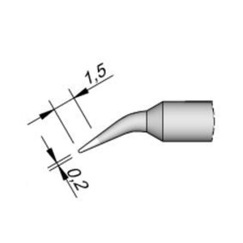 Наконечник JBC C120-002 конический 0,2 мм