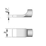 Наконечник JBC C120-003 лопатка 3,0 мм