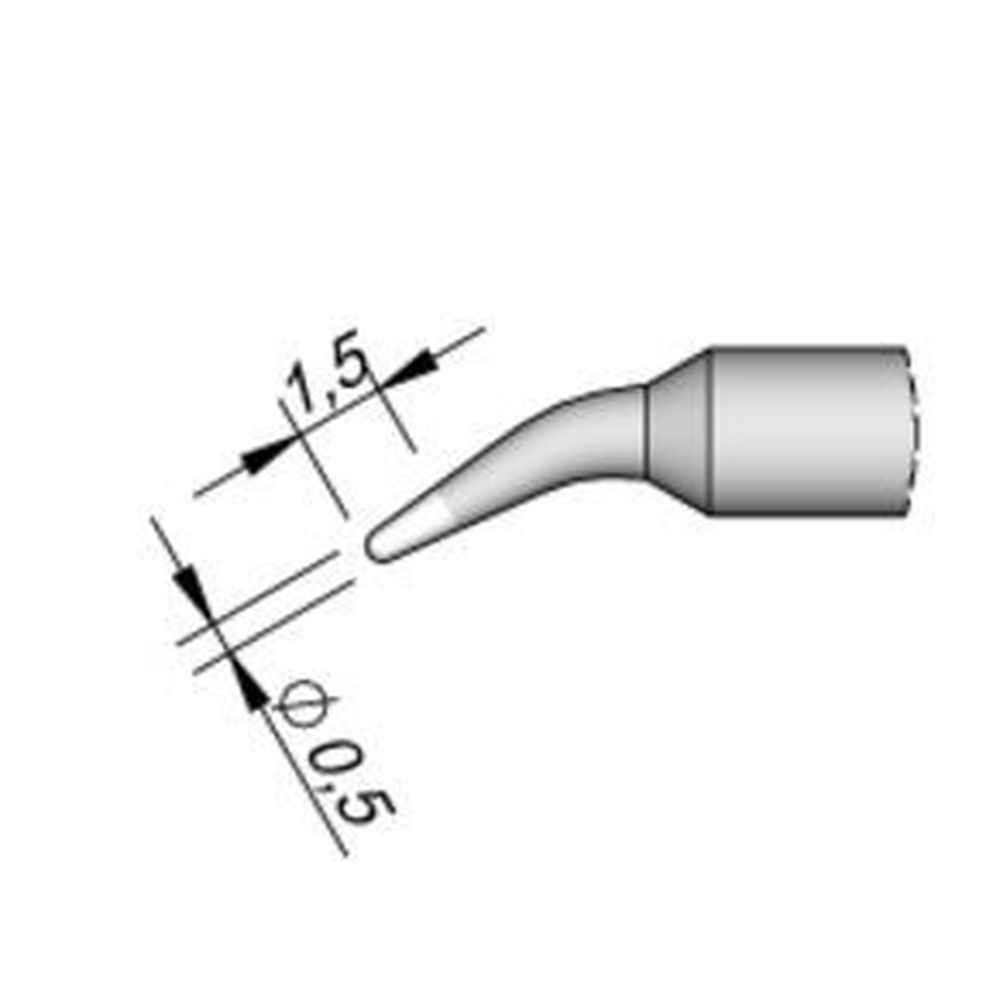 Наконечник JBC C120-006 конический 0,5 мм