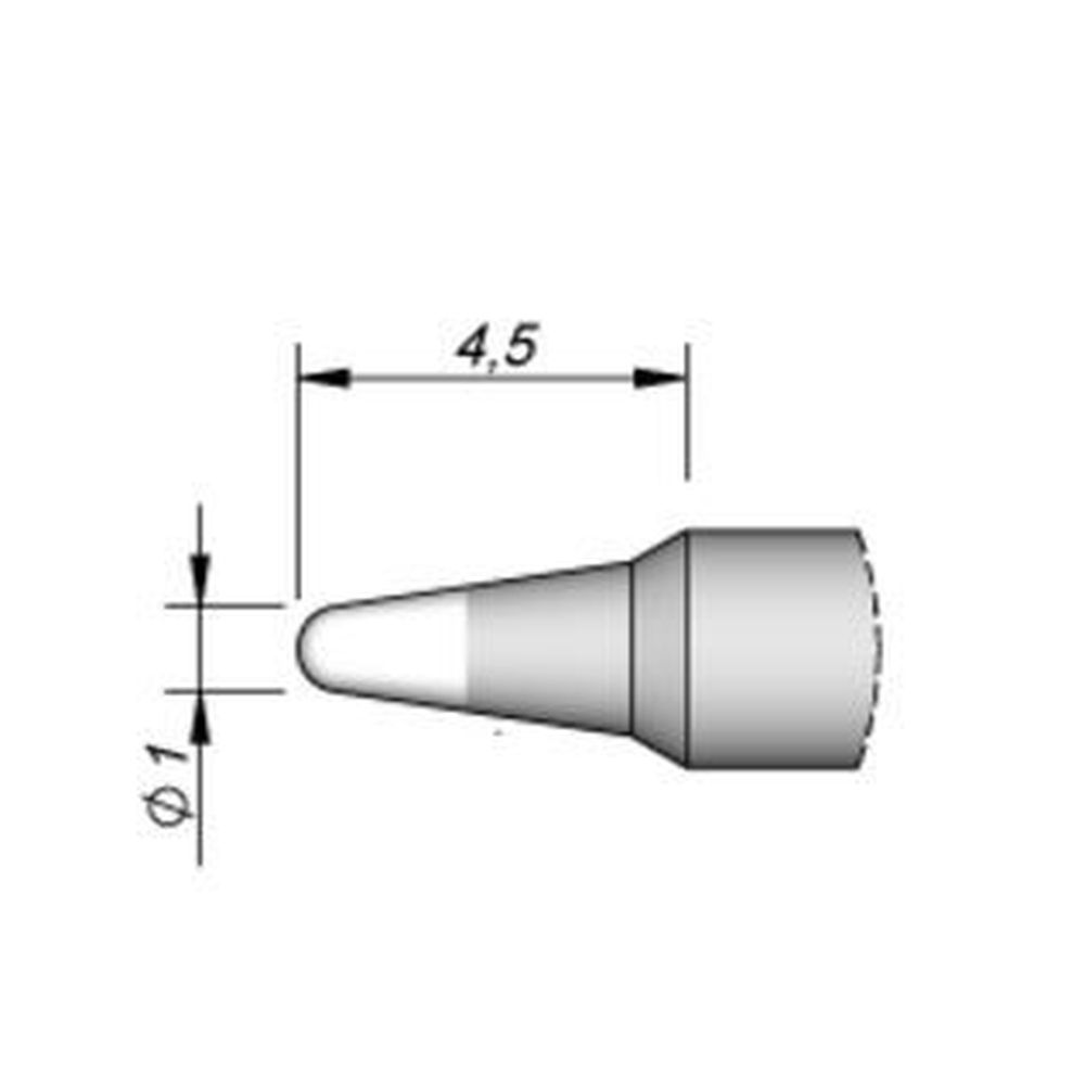 Наконечник JBC C210-005 конический 1,0 мм