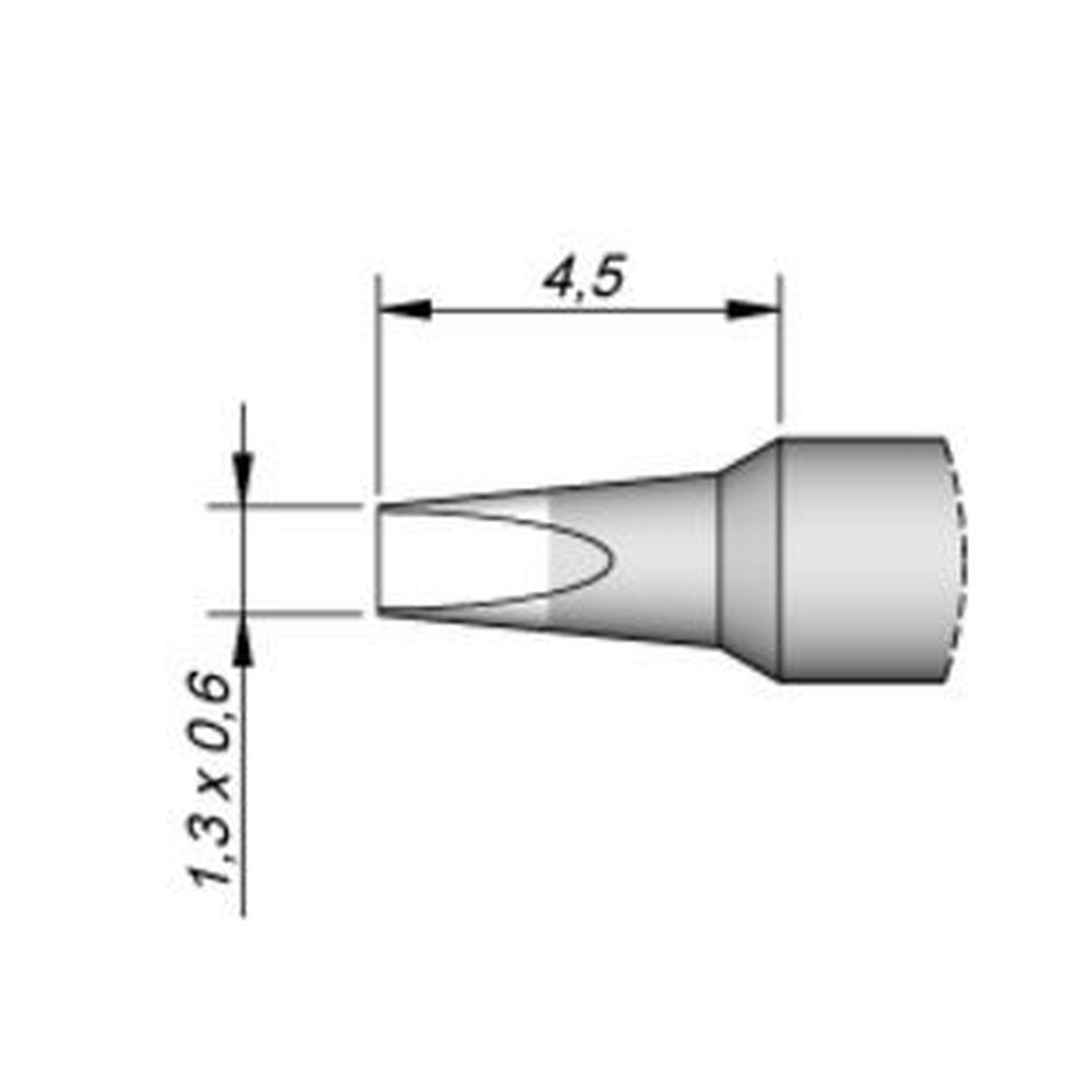 Наконечник JBC C210-008 клиновидный 1,3 х 0,6 мм