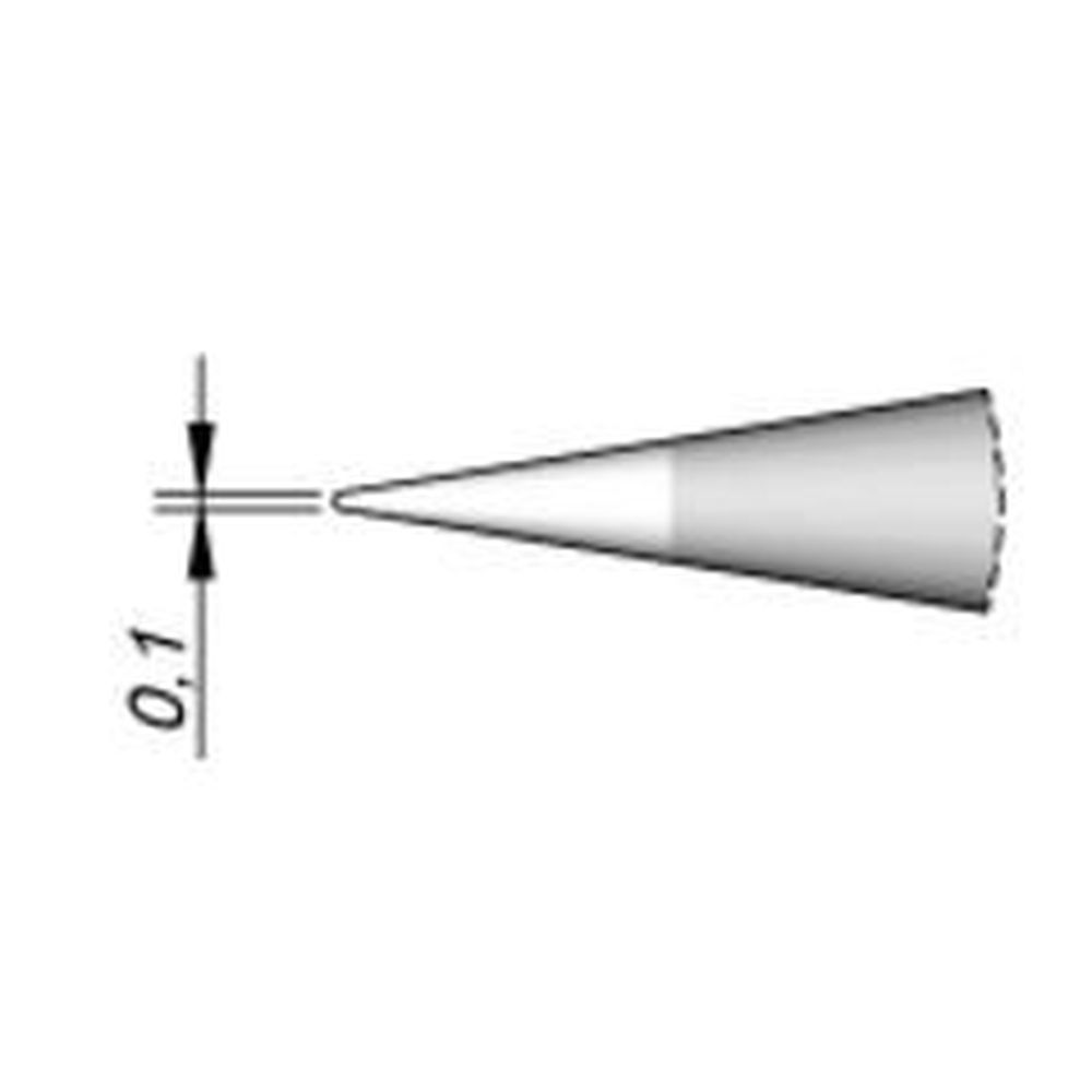 Наконечник JBC C210-020 конический 0,1 мм