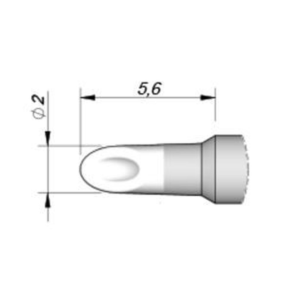 Наконечник JBC C210-030 миниволна 2,0 мм