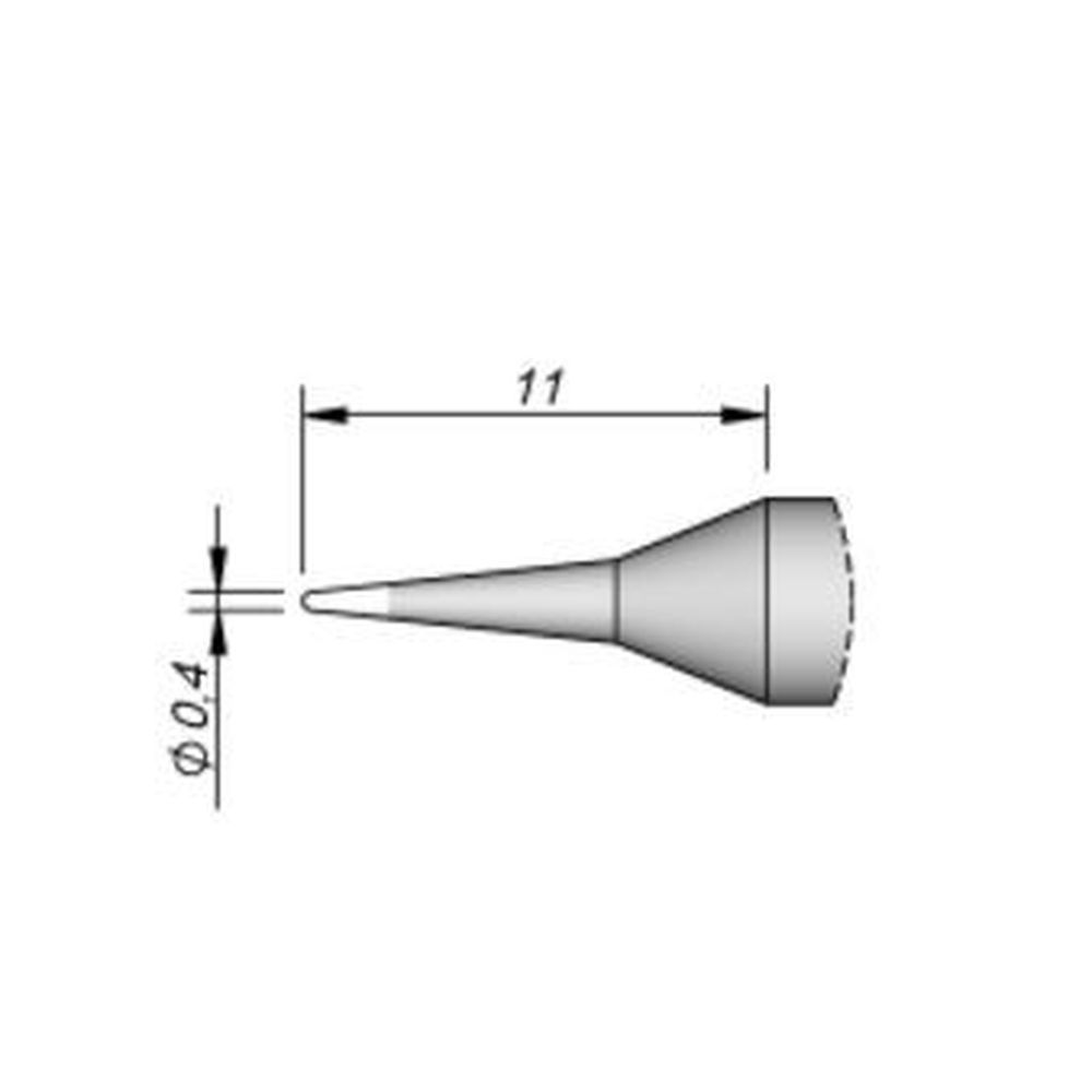 Наконечник JBC C245-032 конический 0,4 мм