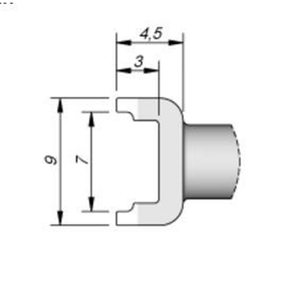 Наконечник JBC C245-222 Tunnel 7,1 x 13,0 мм