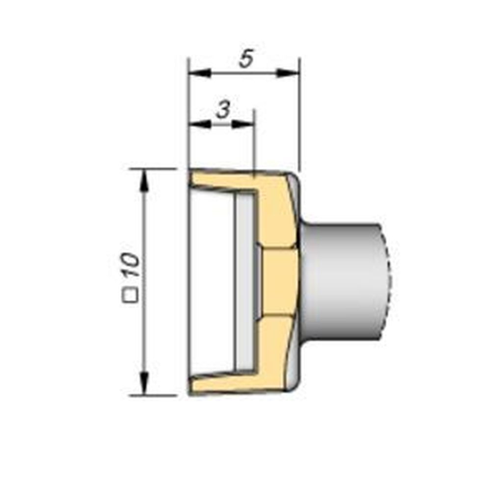 Наконечник JBC C245-223 QFP/PLCC 8,5 x 8,5 мм