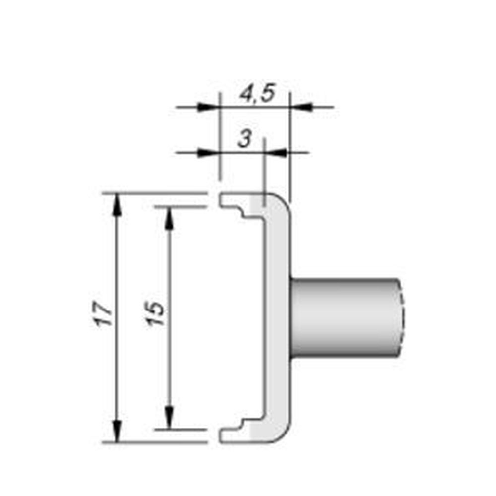 Наконечник JBC C245-226 Tunnel 15,2 х 29,0 мм