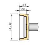 Наконечник JBC C245-228 QFP/PLCC 12,4 x 15,0 мм