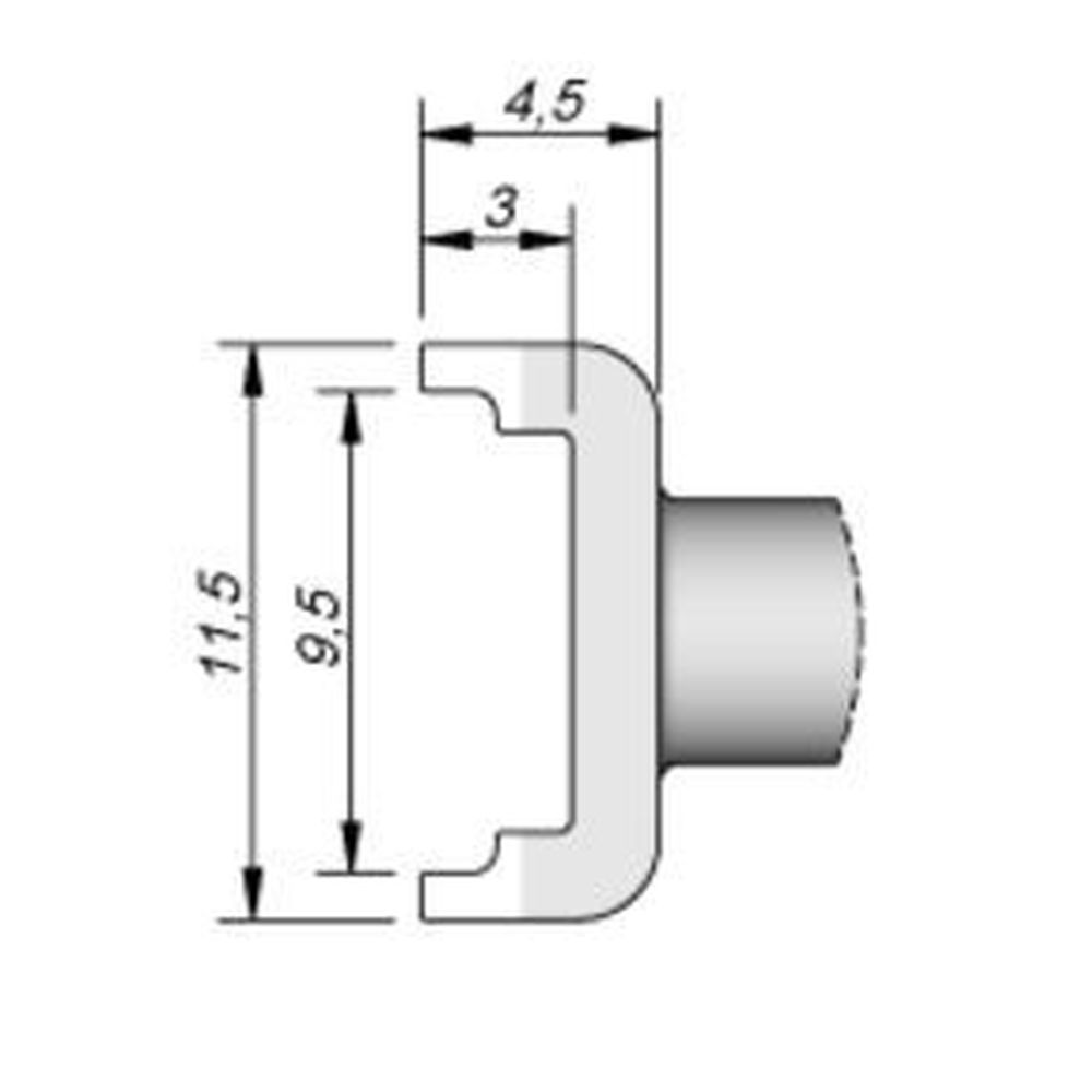 Наконечник JBC C245-306 Tunnel 9,6 х 10,0 мм
