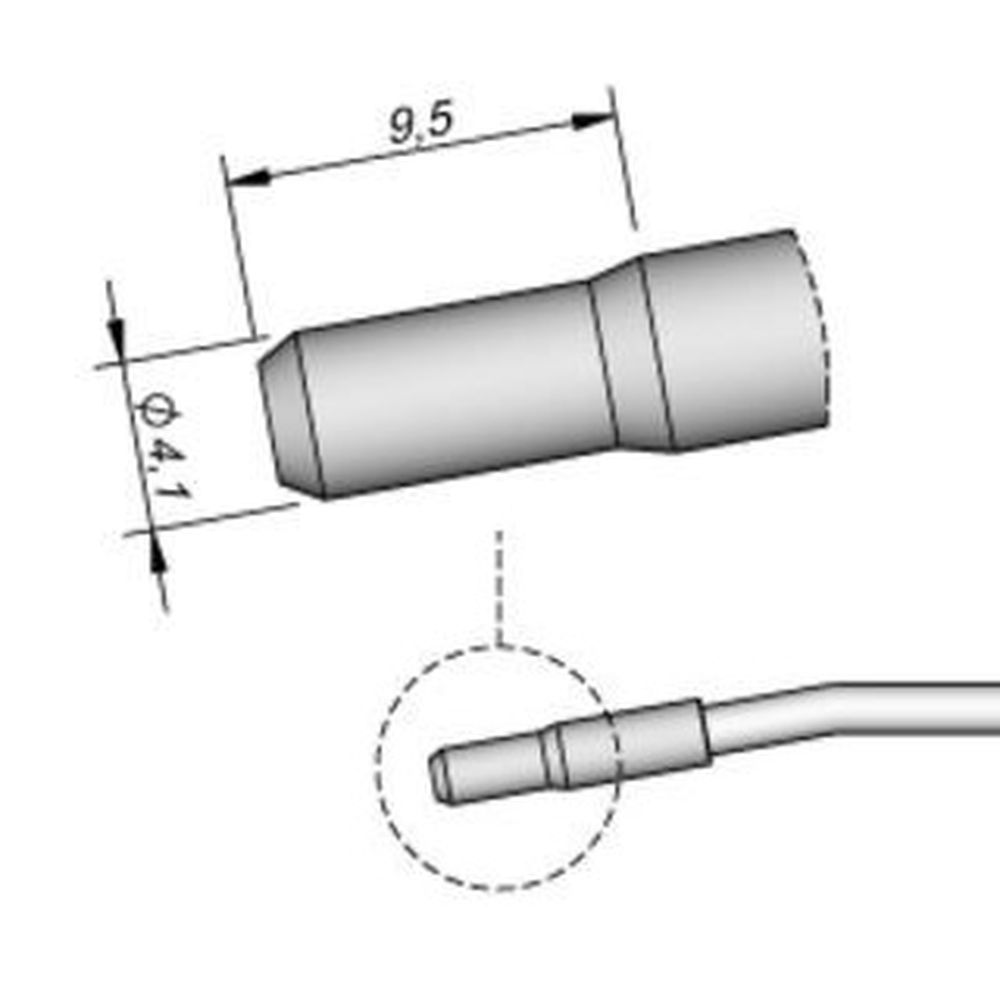 Наконечник JBC C245-313 для работы с пластиками 4,1 мм