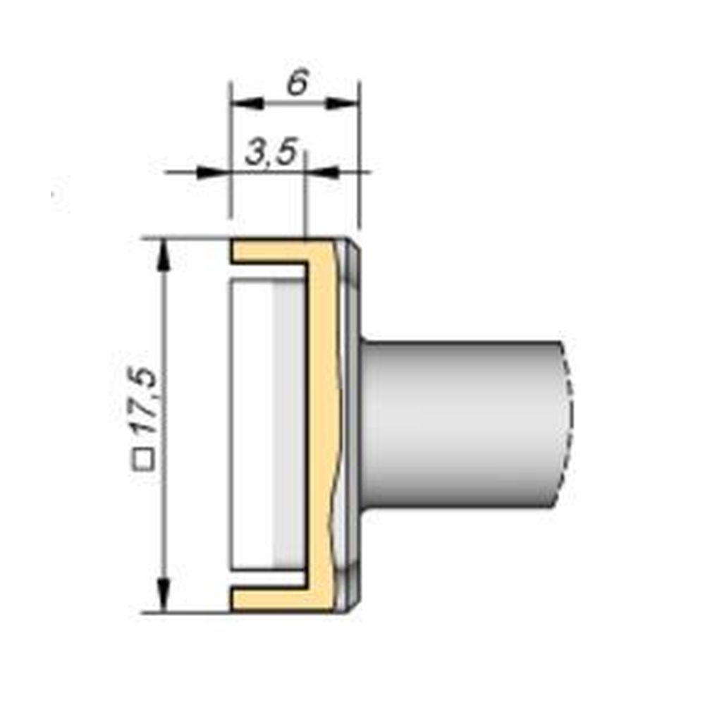 Наконечник JBC C245-315 QFP/PLCC 15,0 x 15,0 мм