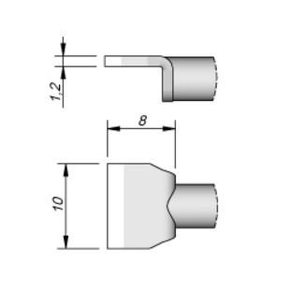 Наконечник JBC C245-730 лопатка 10,0 мм