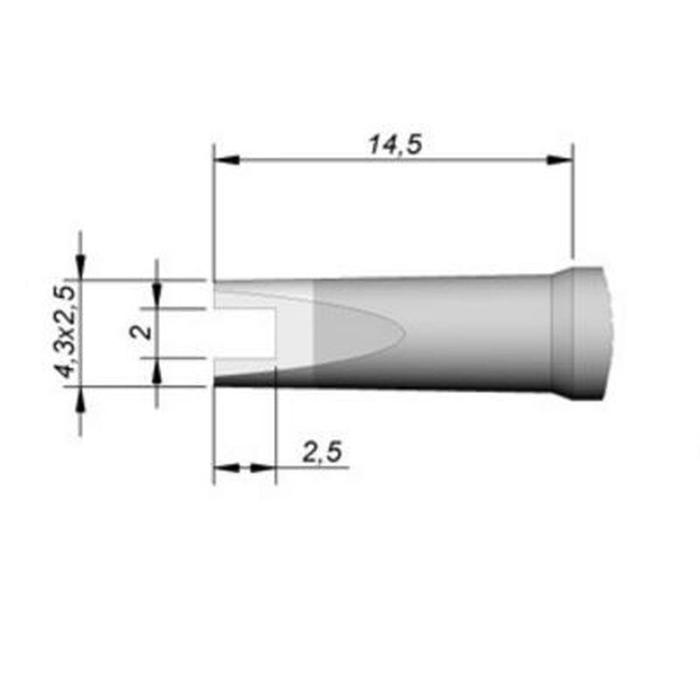 Наконечник JBC C245-758 CHIP 1,9 мм