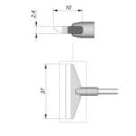 Наконечник JBC C245-776 лопатка 37,0 мм