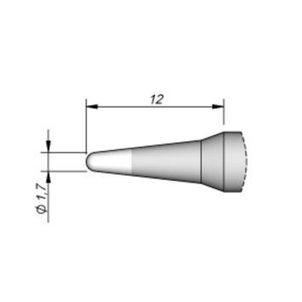 Наконечник JBC C245-943 конический 1,7 мм
