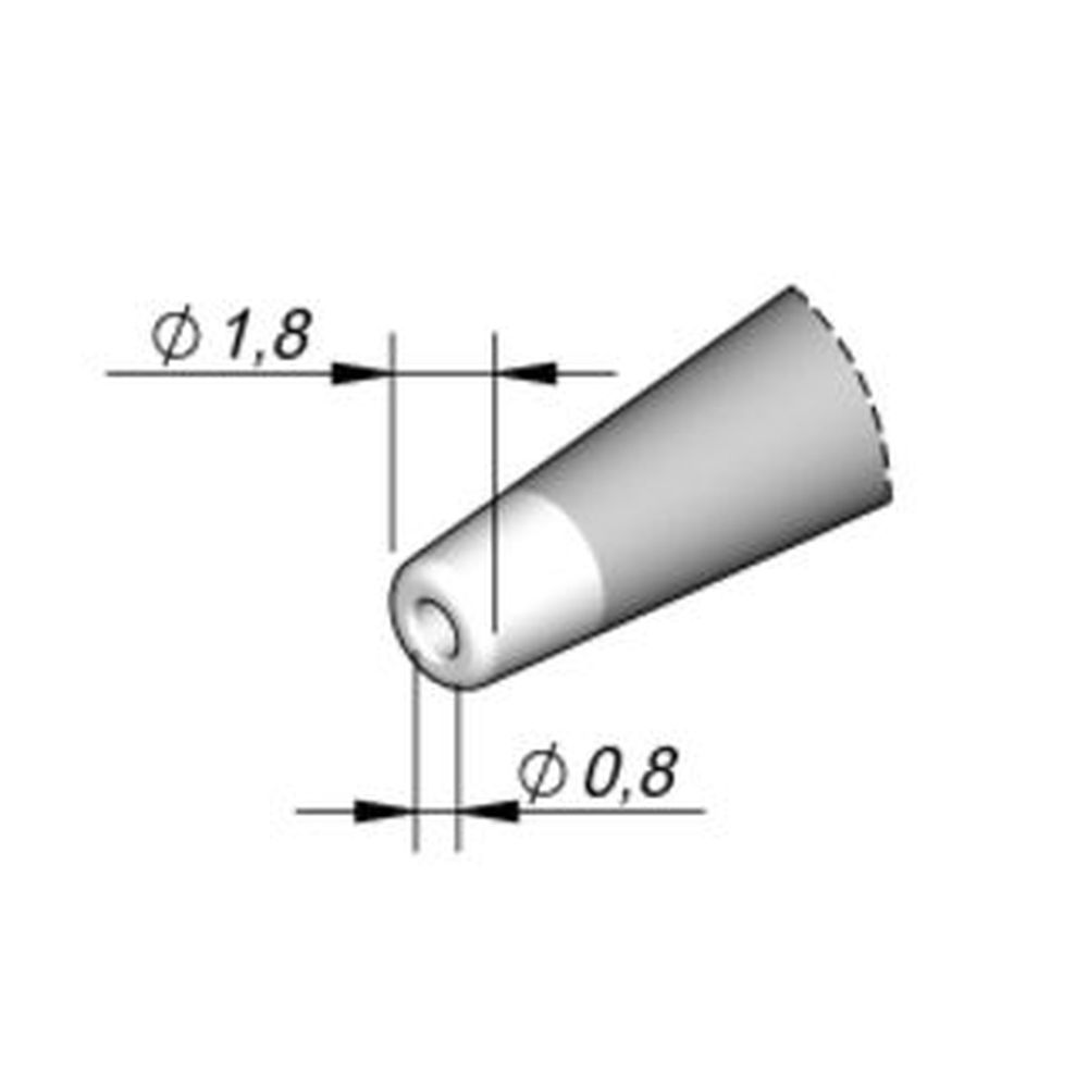 Наконечник JBC C560-002 HT демонтажный 0,8 мм