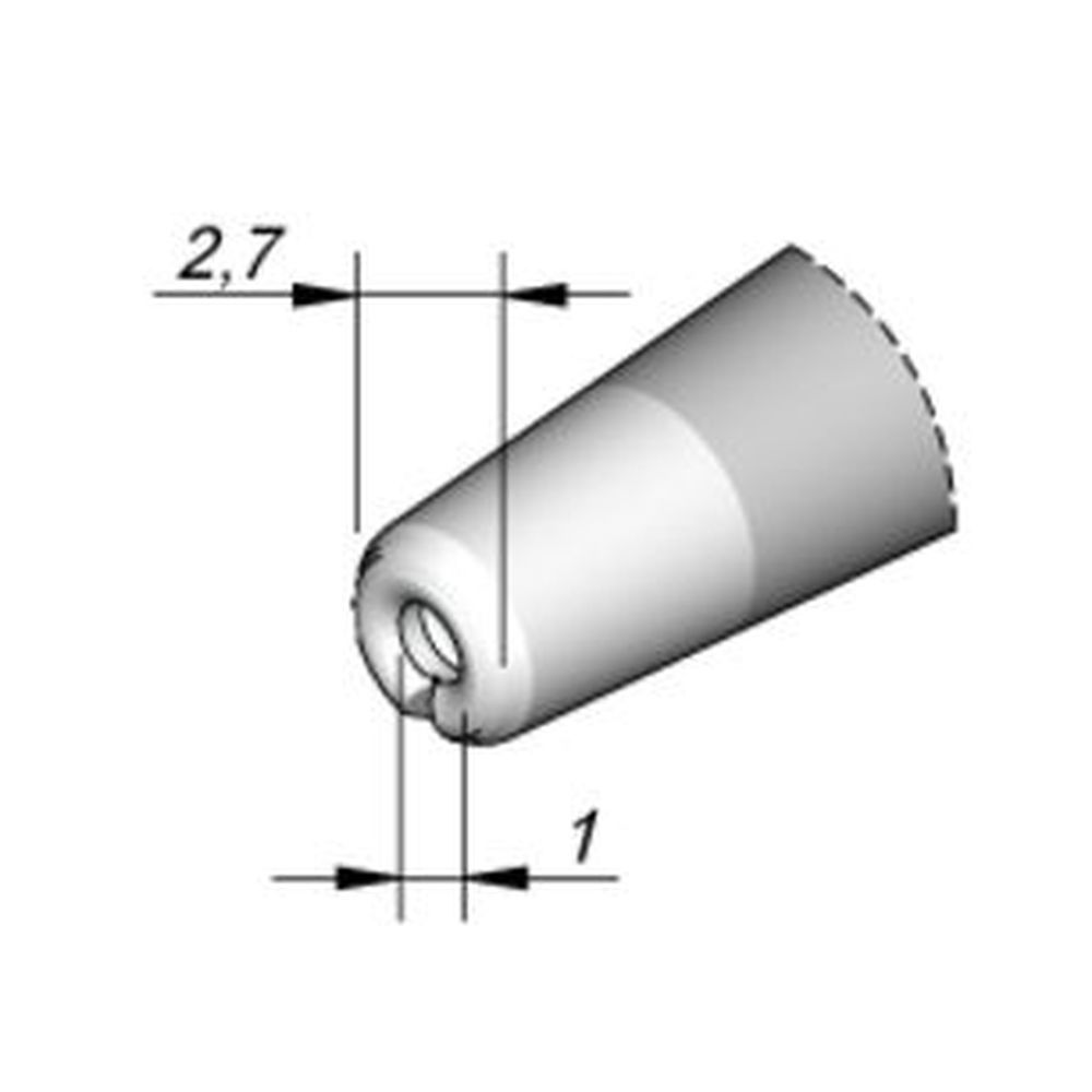 Наконечник JBC C560-013 HT для очистки контактных площадок 1,0 мм