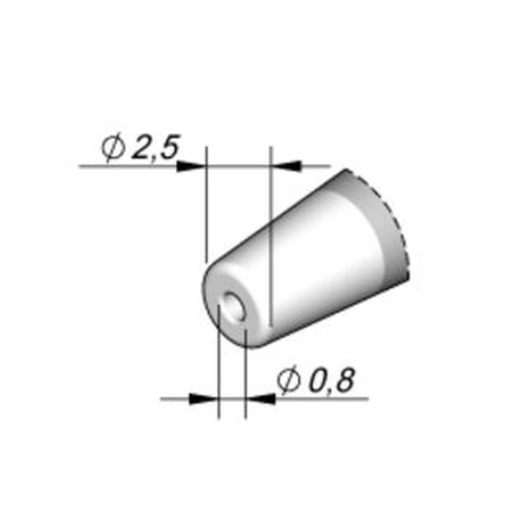 Наконечник JBC C560-014 демонтажный 0,8 мм