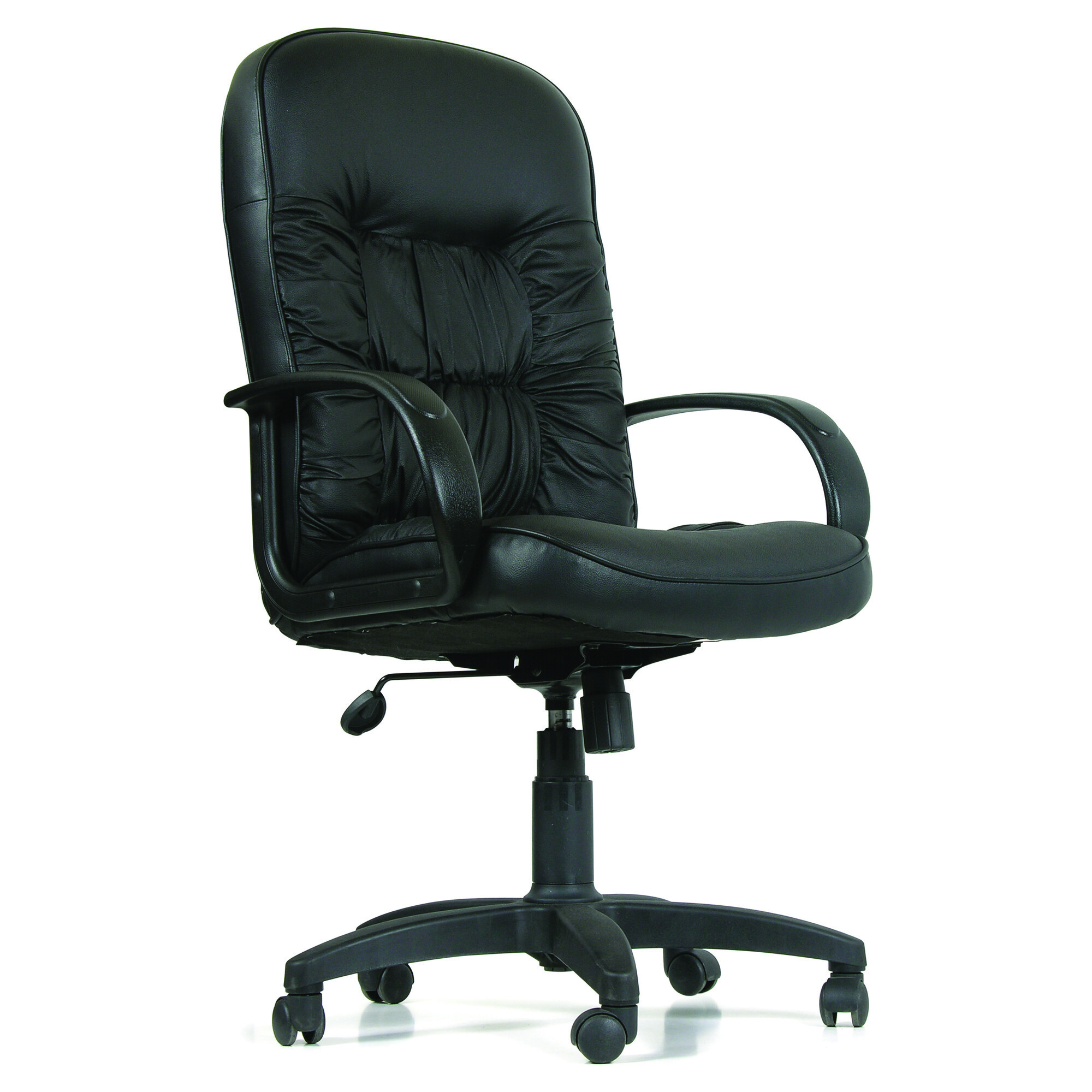 Офисное кресло CHAIRMAN 416ЭКО, экокожа, черный